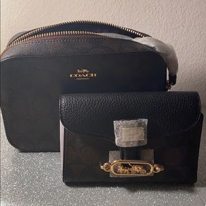 Coach cross body and wallet